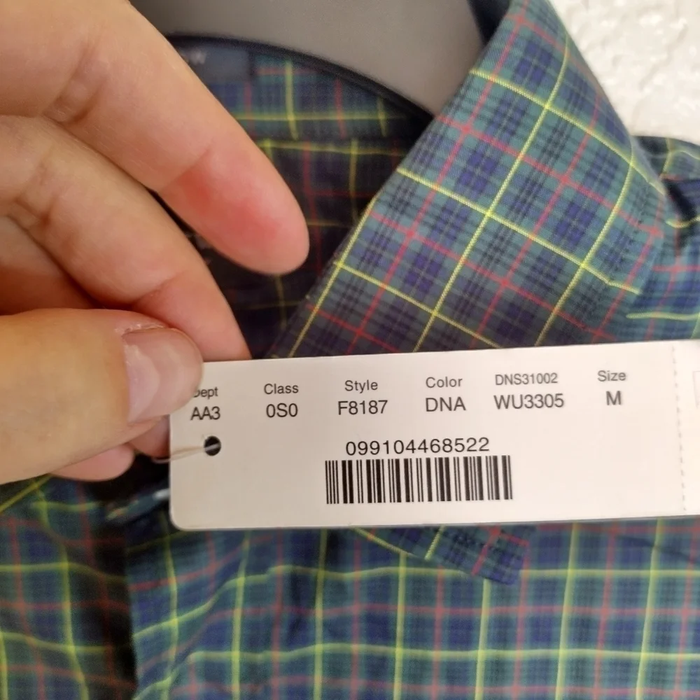 NWT J. CREW LUDLOW SHIRT IN DARK NAVY PLAID F8187 sz M